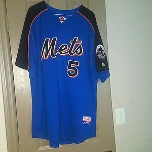 N.Y. Mets Baseball Jersey #5 WRIGHT
